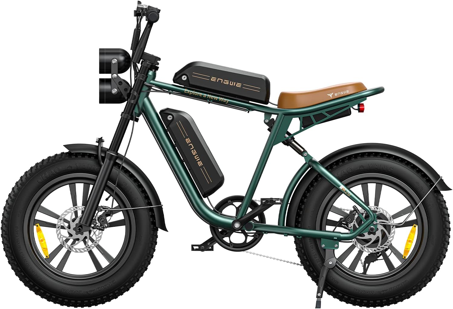 ENGWE M20/M1 E-Bike: 20" Fat Tire, Herren.
