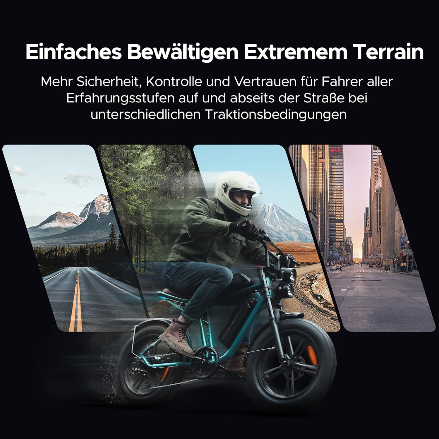 ENGWE M20/M1 E-Bike: 20" Fat Tire, Herren.